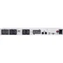 CyberPower CP700EIPFCRM1U SAI Interactivo en Línea 750VA/420W, Formato Rack 1U, 6 Tomas, Onda Sinusoidal Pura, AVR, Batería Intercambiable en Caliente, GreenPower UPS, Pantalla LCD